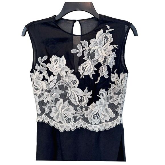 Pilar Rossi Women's Black Lace Sleeveless Party/Cocktail Dress. Size 6 - Picture 7 of 11